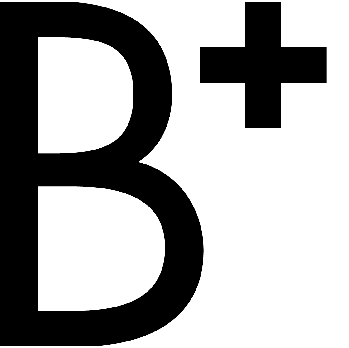 B+ AB Logo